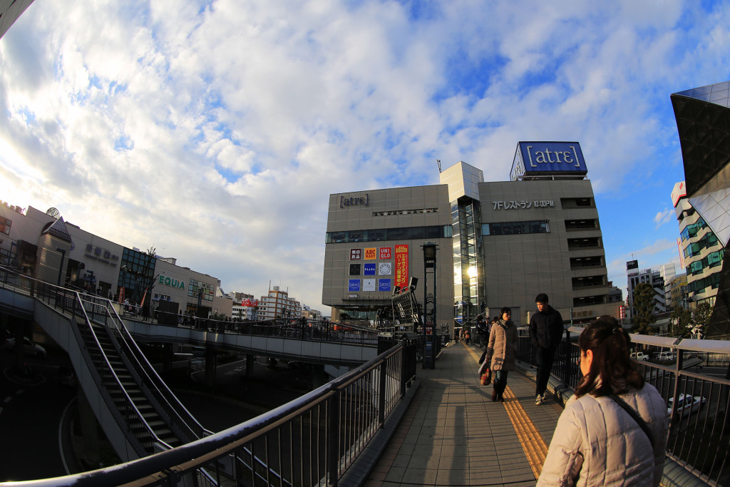 川越東口前の風景